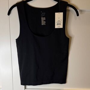 a new day Black Scoop Neck Tank - Women's
